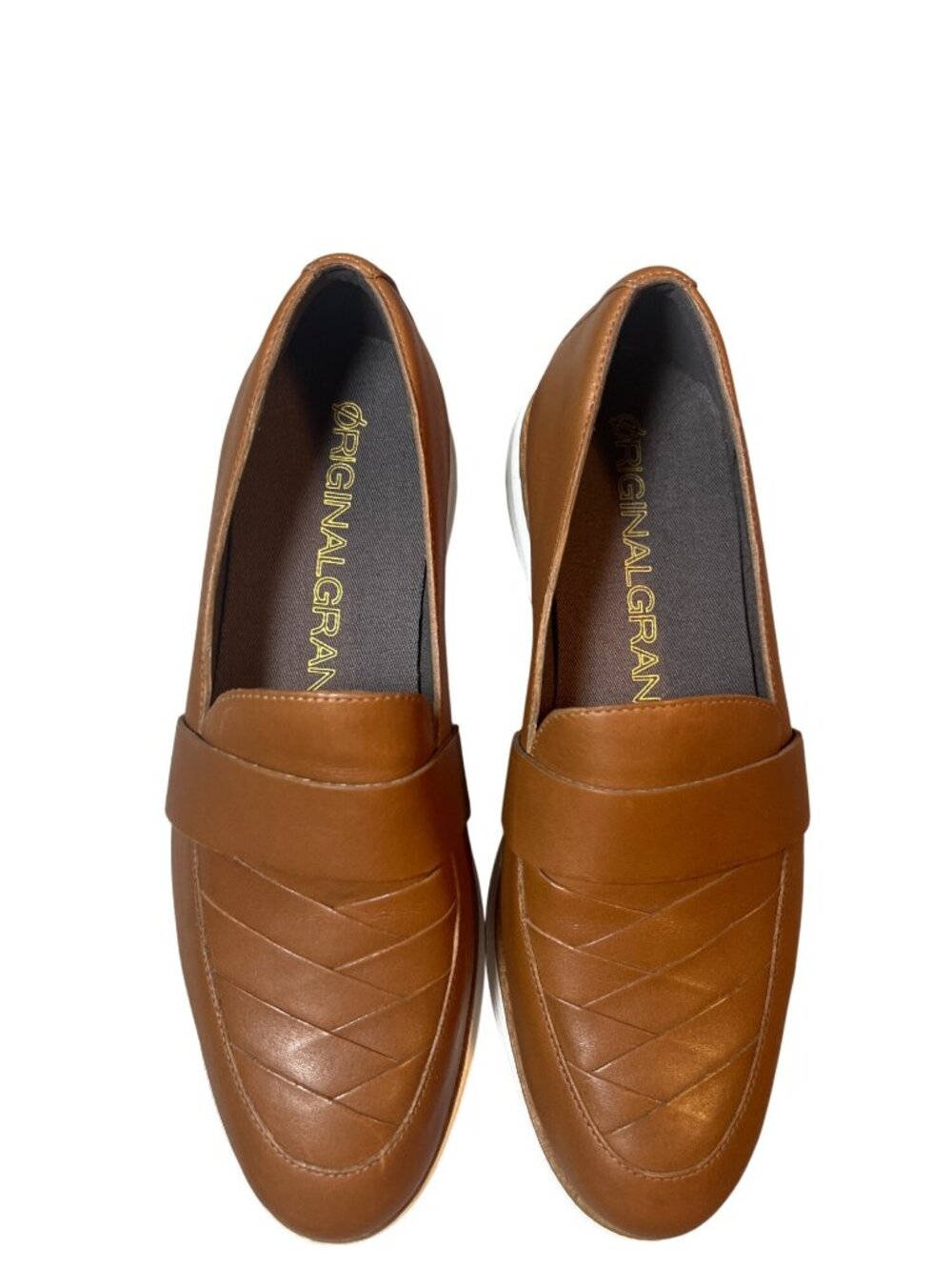Cole Haan OriginalGrand Woven Leather Loafers Size 6.5B - Picture 3 of 8